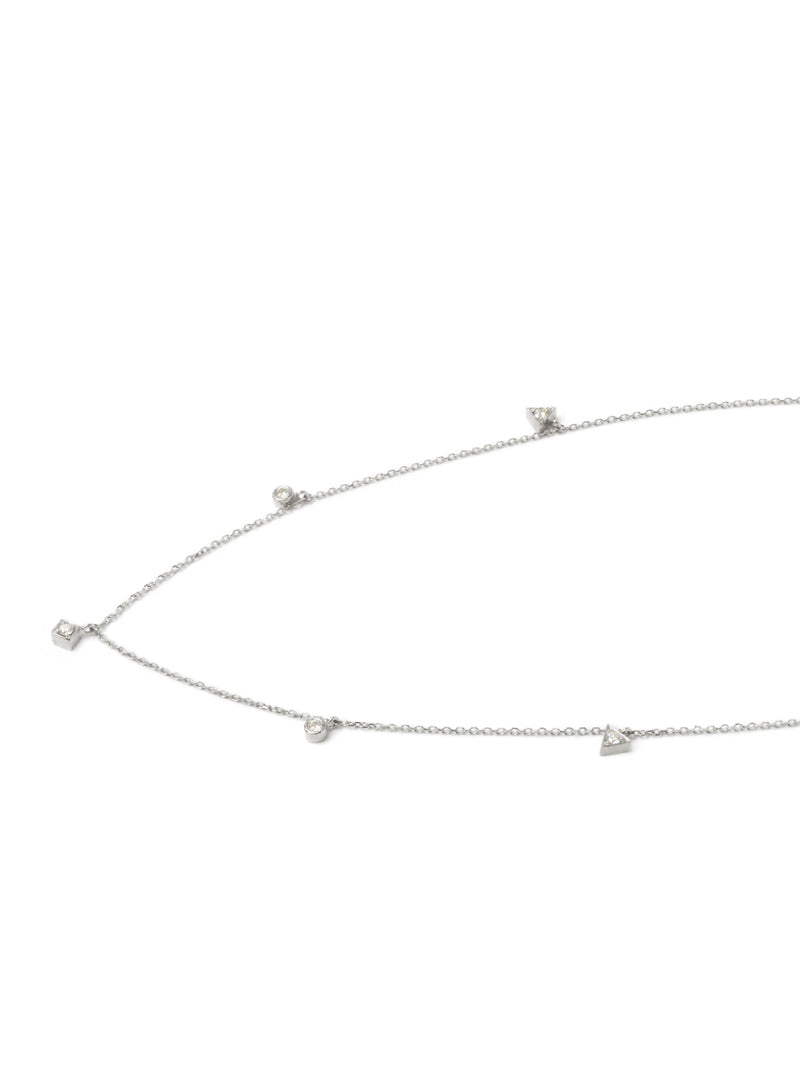 Collier Géométrique Flottant Ras de Cou Cléo