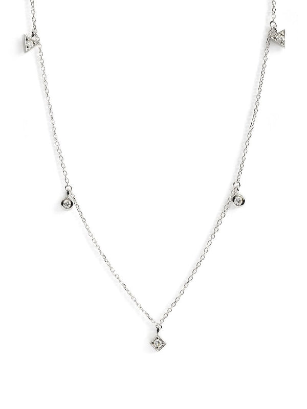 Cléo Erika Floating Geometric Crew Necklace