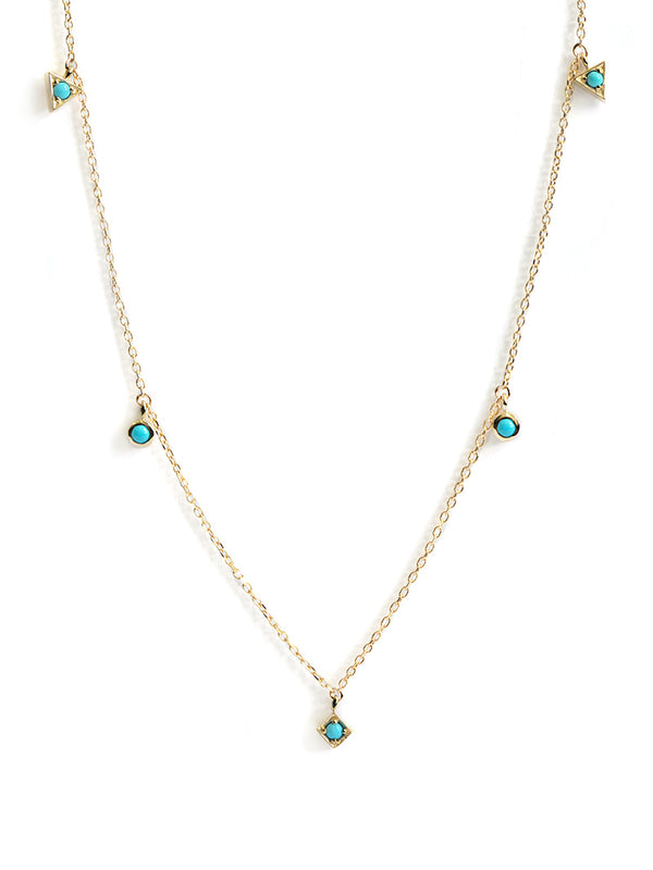 Collier Erika Géométrique Flottant Ras de Cou Cléo