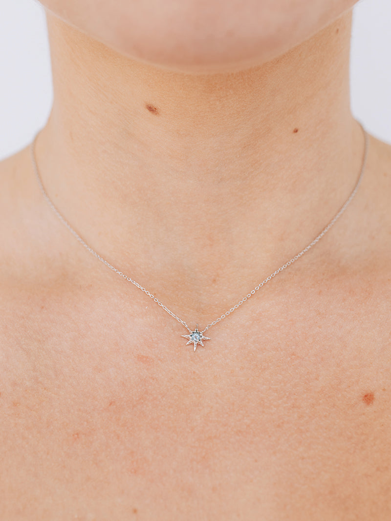 Micro Aztec Starburst Necklace