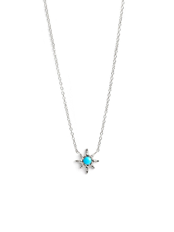 Collier Turquoise Micro Éclat d’Étoiles Aztec