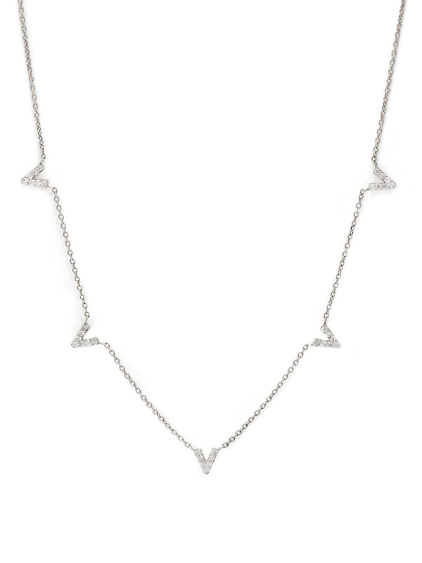 Aztec Zig Zag Crew Necklace