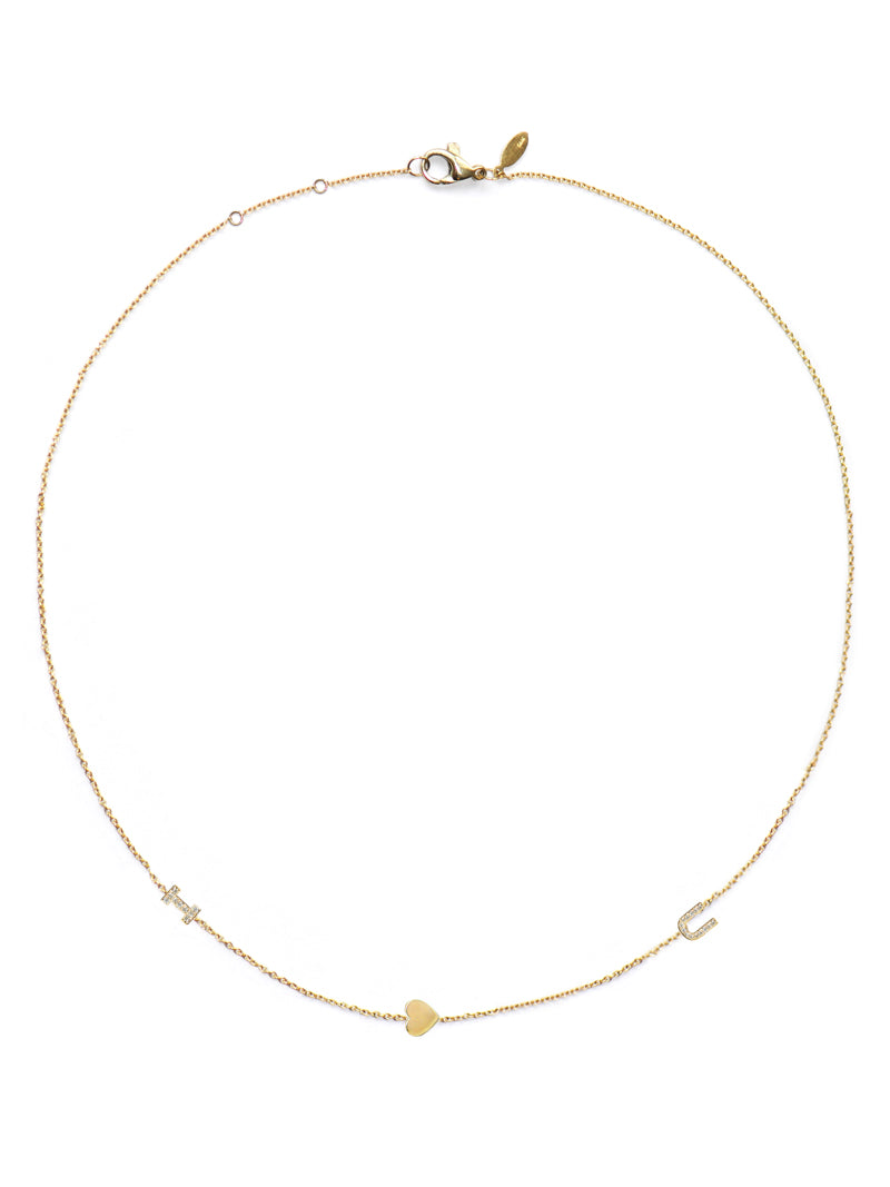 Collier I ♥ U Love Letter