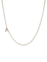 Collier Love Letter Personalisable de A à Z en Pavé
