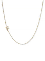Collier Love Letter Personalisable de A à Z en Pavé