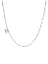 Collier Love Letter Personalisable de A à Z en Pavé