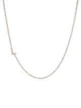 Collier Love Letter Personalisable de A à Z en Pavé