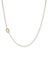Collier Love Letter Personalisable de A à Z en Pavé