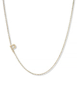 Collier Love Letter Personalisable de A à Z en Pavé