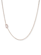 Love Letter Pavé Necklace A to Z