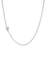 Love Letter Pavé Necklace A to Z