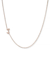 Love Letter Pavé Necklace A to Z