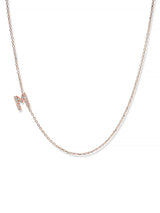 Love Letter Pavé Necklace A to Z