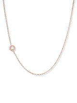 Love Letter Pavé Necklace A to Z