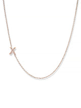 Love Letter Pavé Necklace A to Z