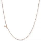 Love Letter Pavé Necklace A to Z