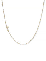Collier Love Letter Personalisable de A à Z en Pavé