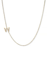 Collier Love Letter Personalisable de A à Z en Pavé