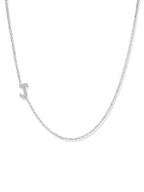 Collier Love Letter Personalisable de A à Z en Pavé