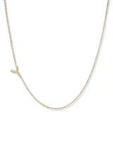 Collier Love Letter Personalisable de A à Z en Pavé