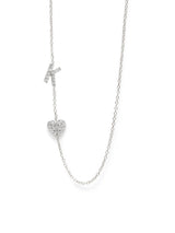 Customizable Love Letter Pavé Necklace A to Z