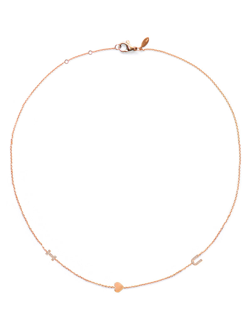 Collier I ♥ U Love Letter