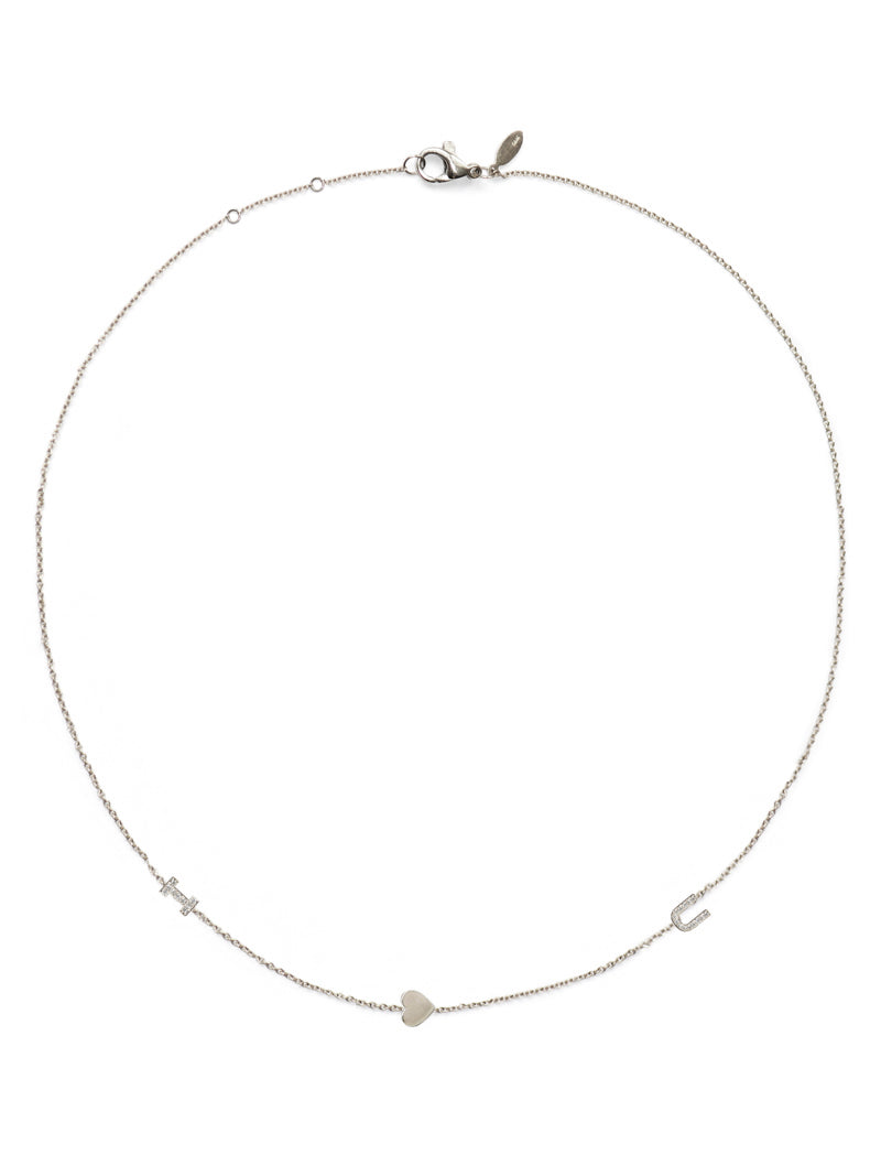 Collier I ♥ U Love Letter