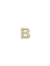 Best Sellers - Love Letter Pavé Initial Stud