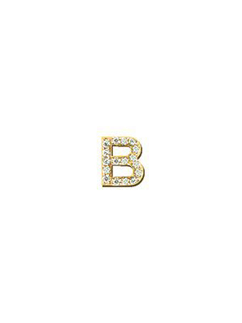 Best Sellers - Love Letter Pavé Initial Stud