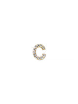 Best Sellers - Love Letter Pavé Initial Stud
