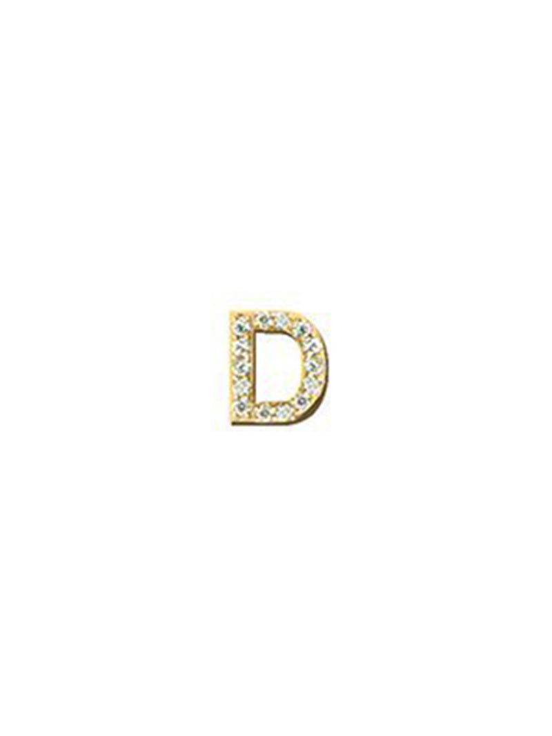 Best Sellers - Love Letter Pavé Initial Stud