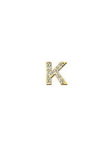 Best Sellers - Love Letter Pavé Initial Stud