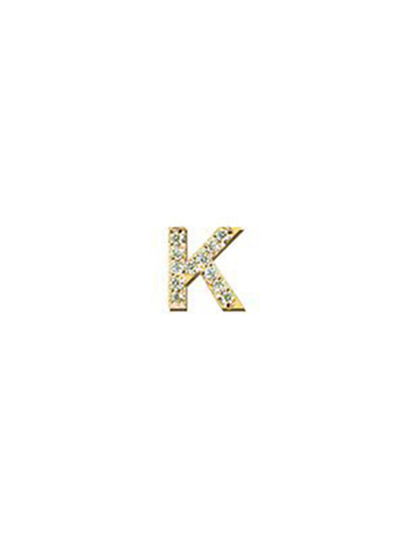 Best Sellers - Love Letter Pavé Initial Stud