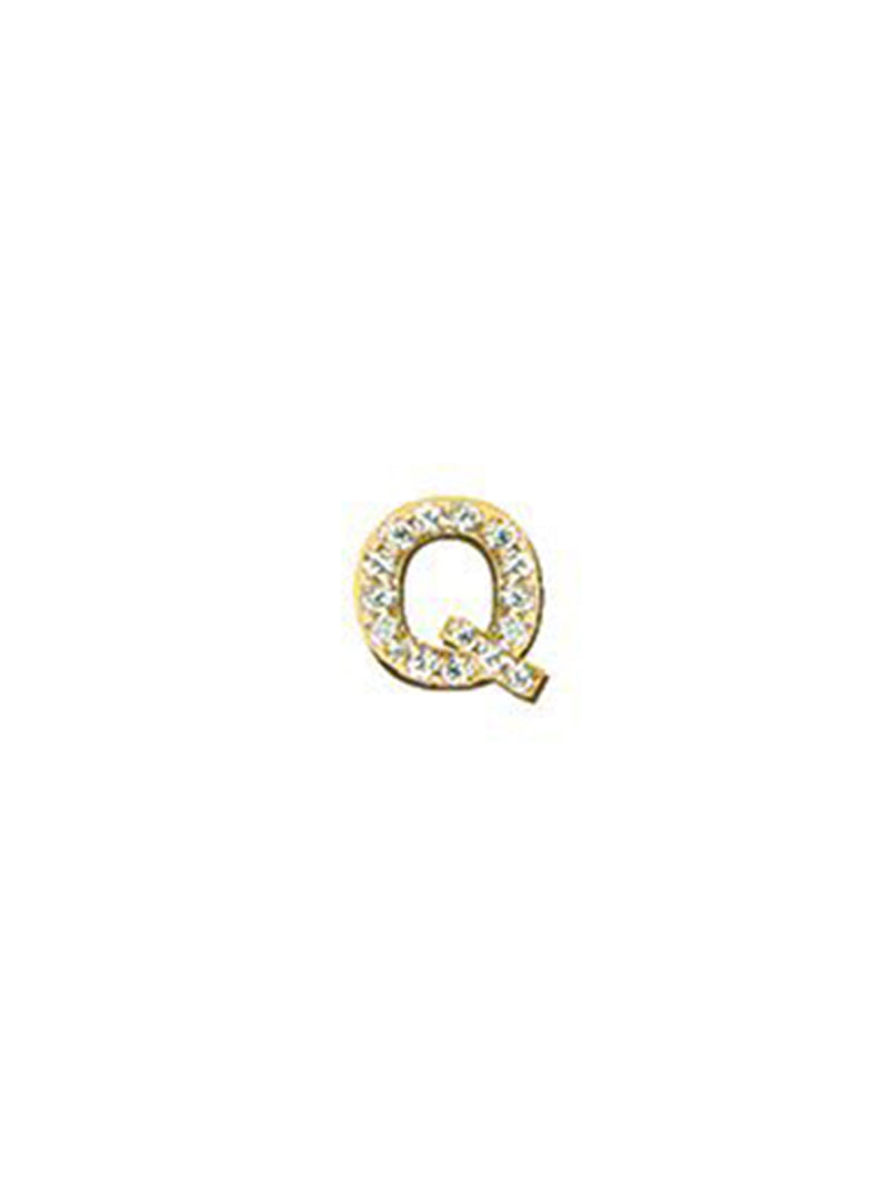 Best Sellers - Love Letter Pavé Initial Stud