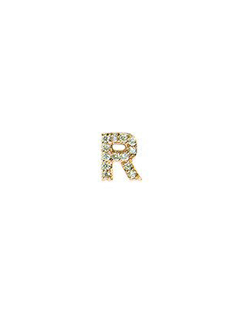 Best Sellers - Love Letter Pavé Initial Stud