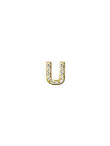 Best Sellers - Love Letter Pavé Initial Stud