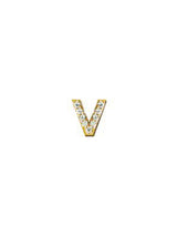 Best Sellers - Love Letter Pavé Initial Stud