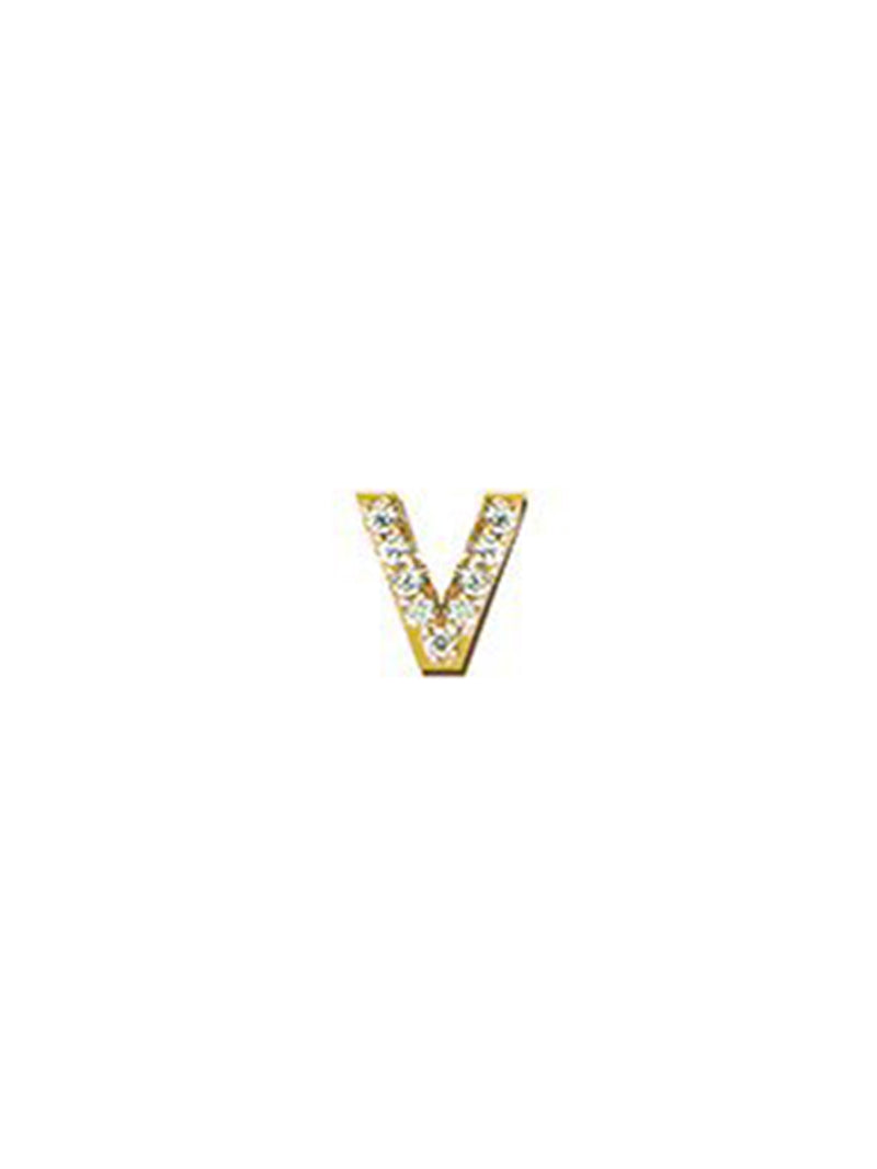 Best Sellers - Love Letter Pavé Initial Stud