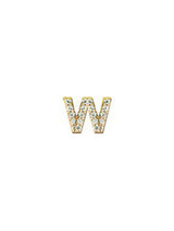 Best Sellers - Love Letter Pavé Initial Stud