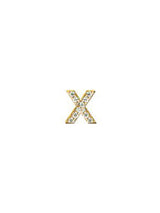 Best Sellers - Love Letter Pavé Initial Stud