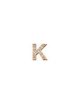 Best Sellers - Love Letter Pavé Initial Stud