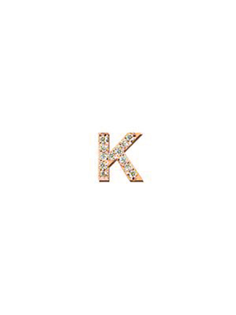 Best Sellers - Love Letter Pavé Initial Stud