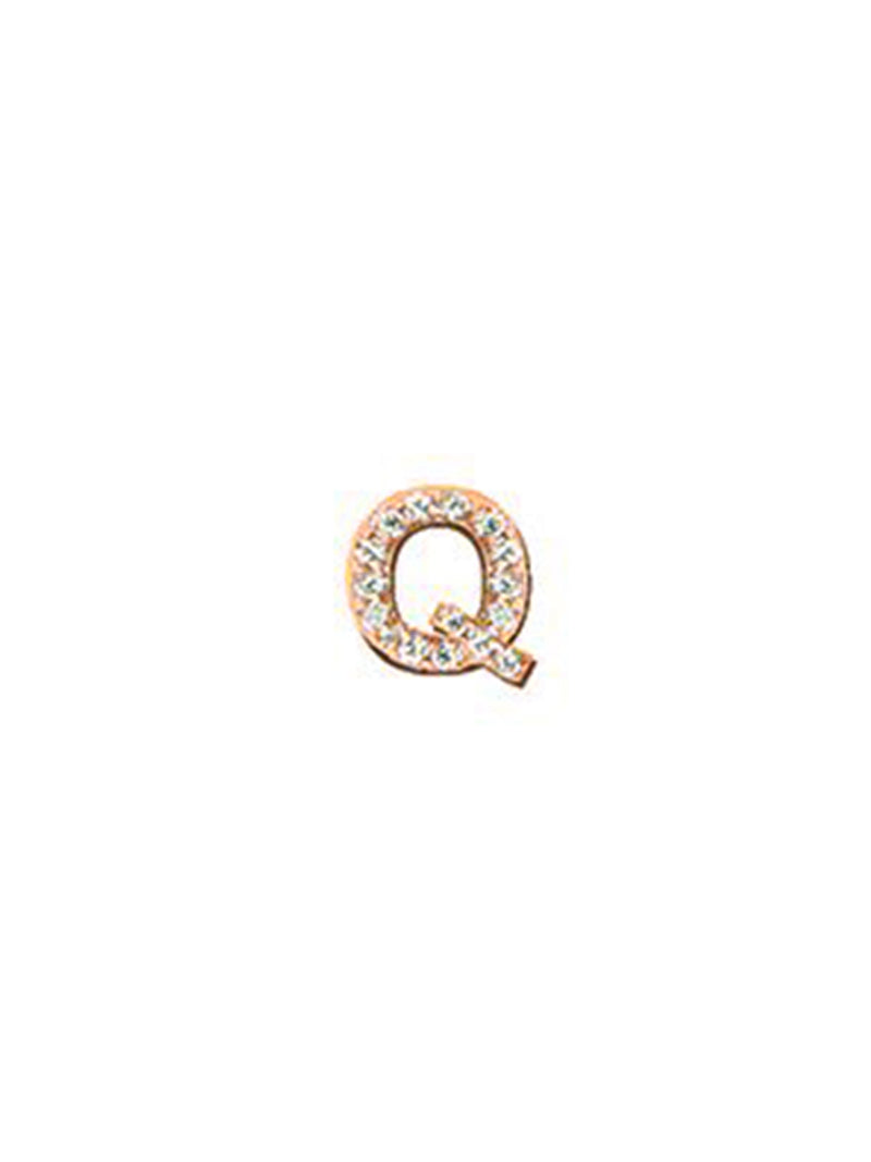 Best Sellers - Love Letter Pavé Initial Stud