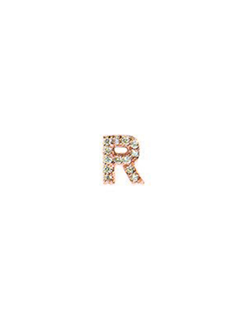 Best Sellers - Love Letter Pavé Initial Stud