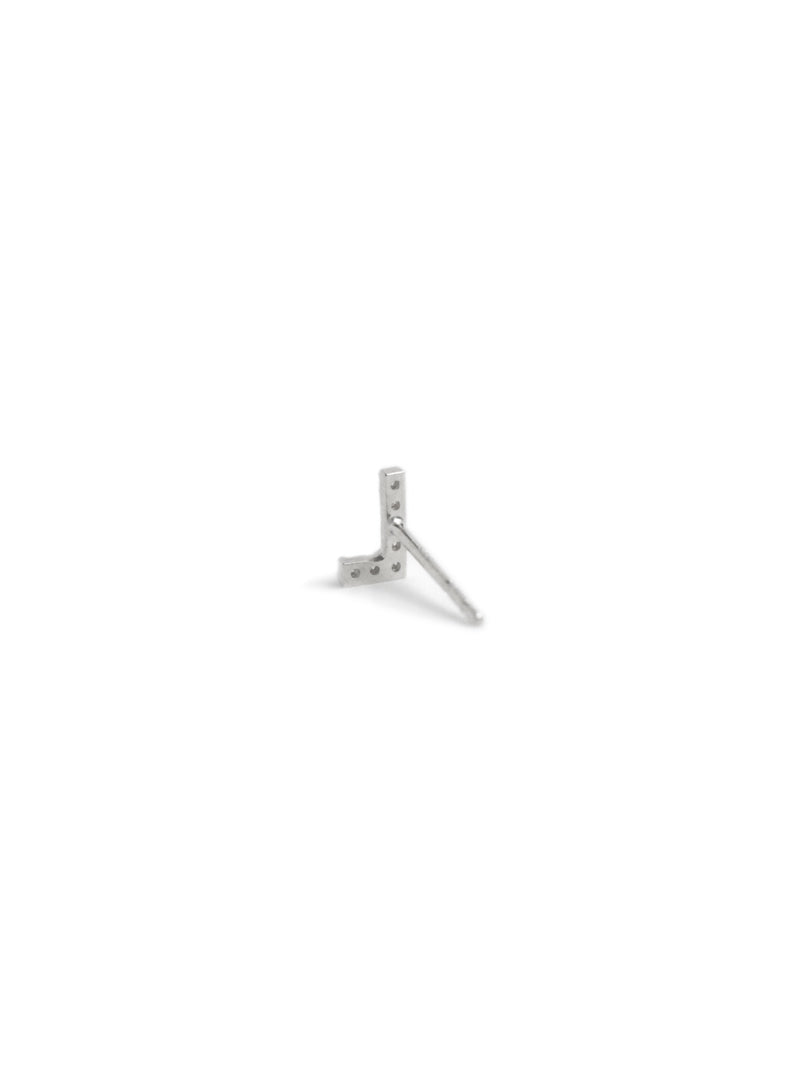 Best Sellers - Love Letter Pavé Initial Stud