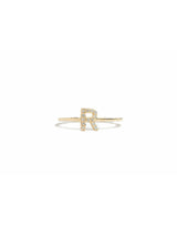 Bague A à Z en Pavé Love Letter