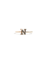 Love Letter Single Diamond Ring A to Z