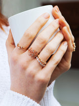 Bague Classique Facette Éternité