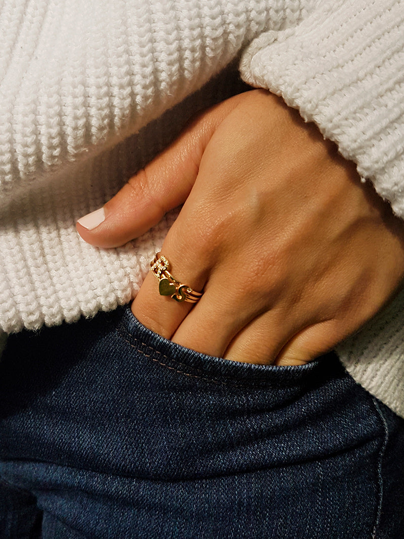 Love Letter Heart Ring