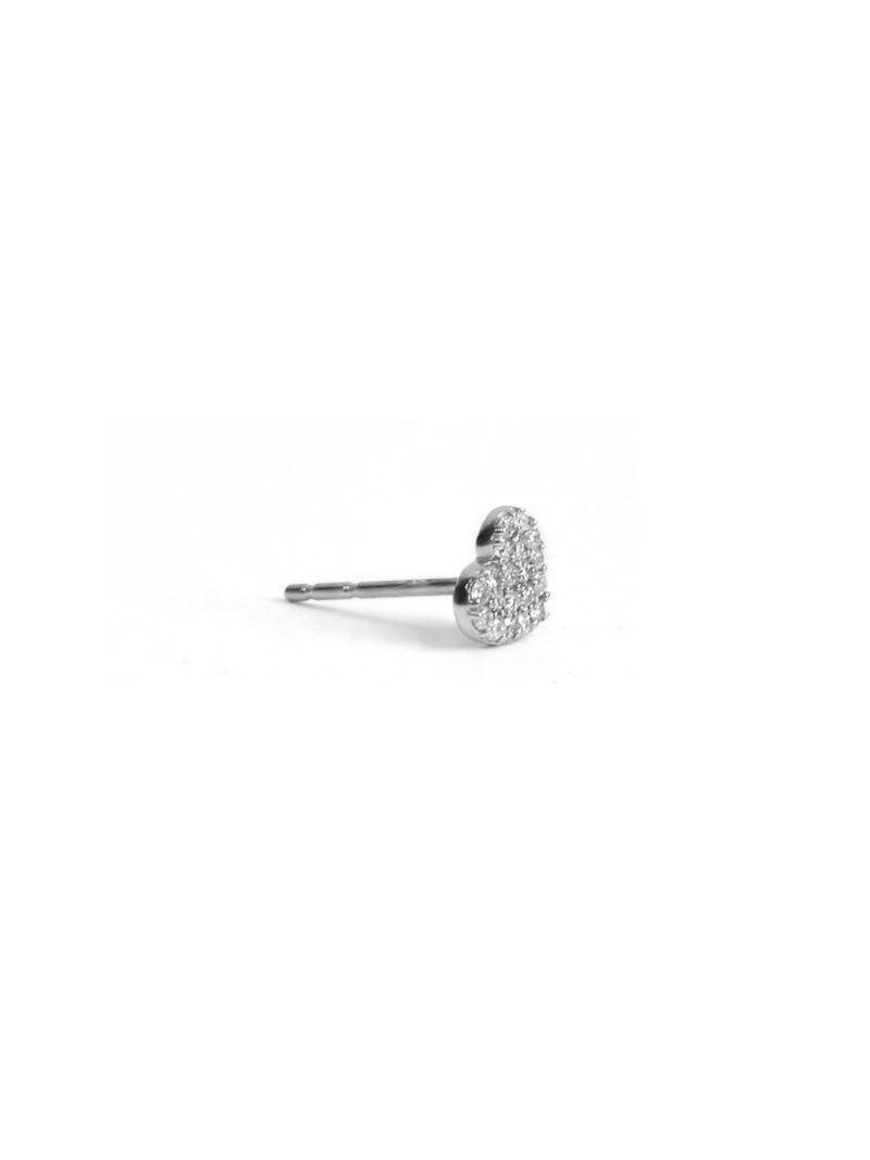 Clou d’Oreille Cœur en Pavé Love Letter